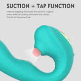 3 in 1 vibrator 2023 New Sex Toys Waterproof Silicone G spot Nipple Clitoral Sucking Tapping Vibrator for Women