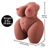 17 LB/7.6 Kg Belle-Big Fat Ass & Breast Sex Doll - CosWo Adult Products