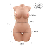 16KG/35.3LB ISABELLA AUTO - ELECTRIC SUCKING SEX DOLL TORSO - CosWo Adult Products
