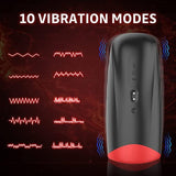 Automatic 6.7" Heating Vibration Male Masturbators - CosWo Adult Products