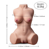 18.7LB/8.5kg Delia-Sucking Vibrating Sex Doll Torso - CosWo Adult Products