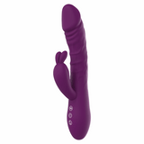 Coswo XEX Dildo Vibrator Automatic 10 Speeds Rotating Vibrator Clitoris Vaginal Massage Telescopic Sex Vibrator for Women - CosWo Adult Products