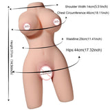 7LB/3.1 kg Beatrice-Sexy Pussy Torso-Multiple Poses Masturbation for Male - CosWo Adult Products