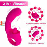 Dildo Licking Vibrating Tongue Sex Toy Tongue Vibrator for Women